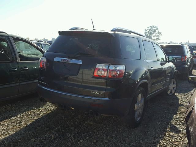 1GKEV33768J138511 - 2008 GMC ACADIA SLT შავი ფოტო 4