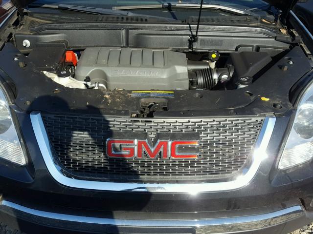 1GKEV33768J138511 - 2008 GMC ACADIA SLT BLACK photo 7