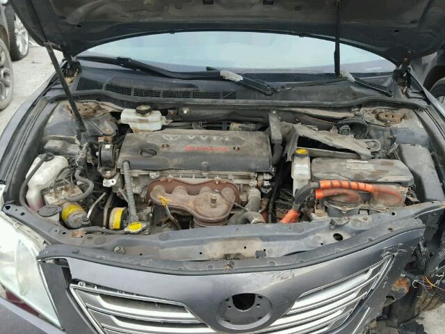 4T1BB46K27U003399 - 2007 TOYOTA CAMRY HYBR GRAY photo 7