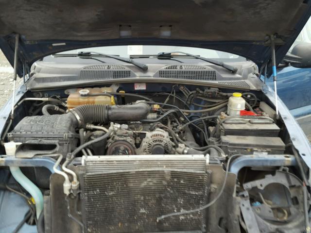 1J4GL48K95W589387 - 2005 JEEP LIBERTY SP BLUE photo 7