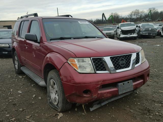 5N1AR18W67C627590 - 2007 NISSAN PATHFINDER RED photo 1