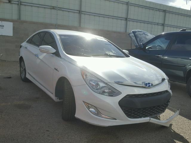 KMHEC4A47DA095187 - 2013 HYUNDAI SONATA HYB WHITE photo 1