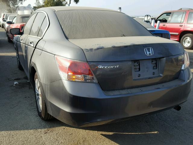 1HGCP26338A139584 - 2008 HONDA ACCORD LX GRAY photo 3