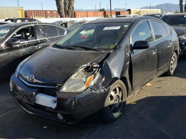 JTDKB20U673239398 - 2007 TOYOTA PRIUS BLACK photo 2