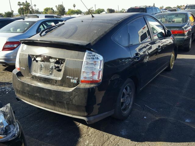 JTDKB20U673239398 - 2007 TOYOTA PRIUS BLACK photo 4