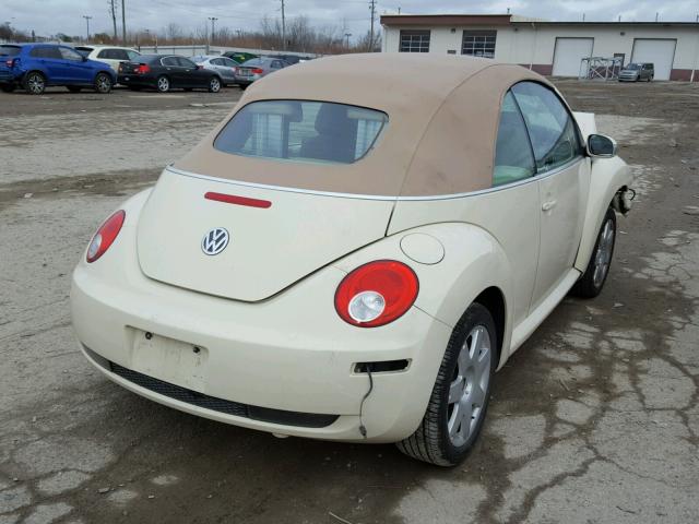 3VWSG31Y46M318328 - 2006 VOLKSWAGEN NEW BEETLE CREAM photo 4