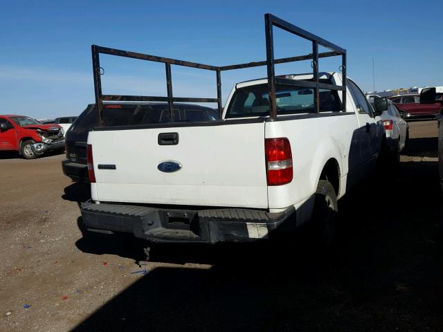 1FTRF12208KD12877 - 2008 FORD F150 WHITE photo 4