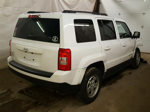 1C4NJRBB4FD323748 - 2015 JEEP PATRIOT SP WHITE photo 4