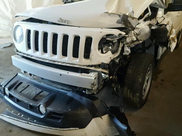 1C4NJRBB4FD323748 - 2015 JEEP PATRIOT SP WHITE photo 9