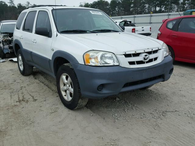 4F2YZ02Z46KM30387 - 2006 MAZDA TRIBUTE I WHITE photo 1