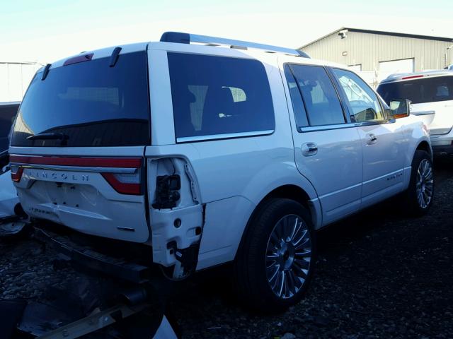 5LMJJ2JT4FEJ06347 - 2015 LINCOLN NAVIGATOR WHITE photo 4