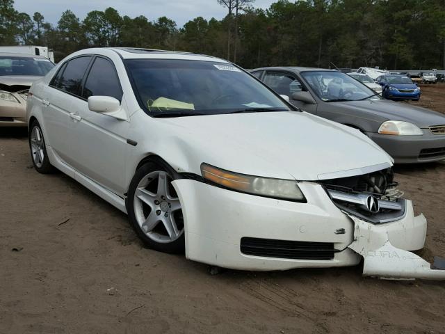 19UUA66275A009050 - 2005 ACURA TL WHITE photo 1