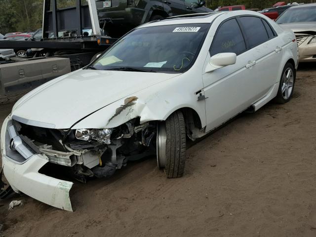 19UUA66275A009050 - 2005 ACURA TL WHITE photo 2