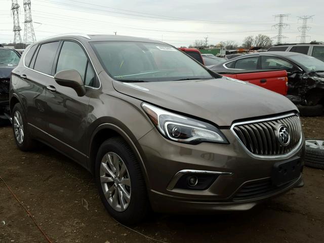 LRBFXBSA2HD144451 - 2017 BUICK ENVISION E BROWN photo 1