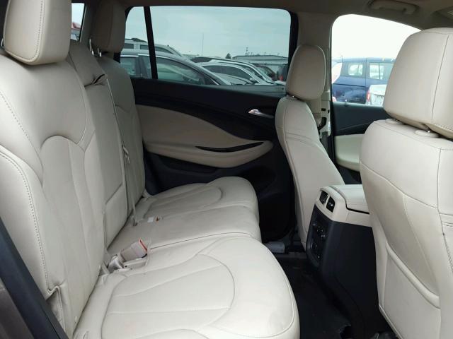 LRBFXBSA2HD144451 - 2017 BUICK ENVISION E BROWN photo 6