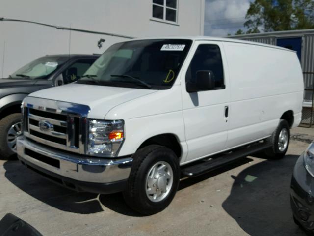 1FTNE2EW4EDA62713 - 2014 FORD ECONOLINE WHITE photo 2