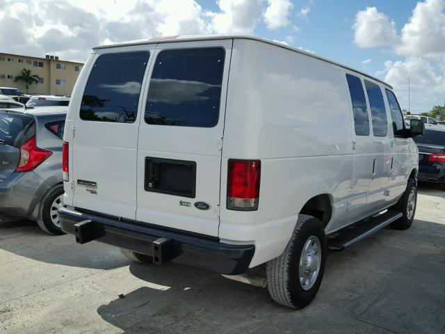 1FTNE2EW4EDA62713 - 2014 FORD ECONOLINE WHITE photo 4