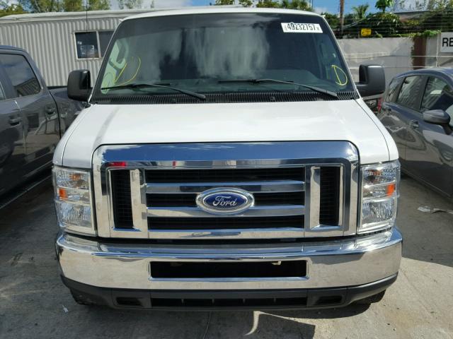 1FTNE2EW4EDA62713 - 2014 FORD ECONOLINE WHITE photo 9