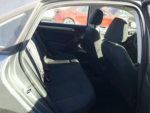 1VWAP7A30DC137524 - 2013 VOLKSWAGEN PASSAT S GRAY photo 6