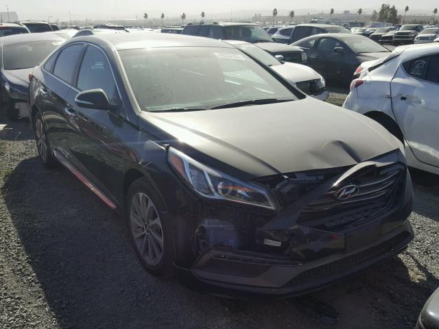 5NPE34AF9GH351686 - 2016 HYUNDAI SONATA SPO BLACK photo 1