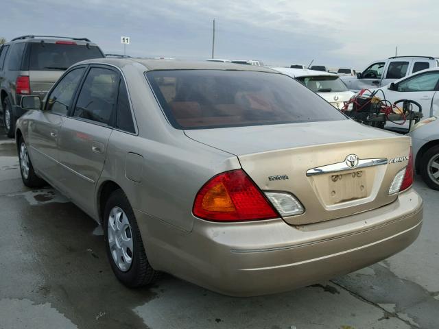 4T1BF28B5YU001928 - 2000 TOYOTA AVALON XL GOLD photo 3