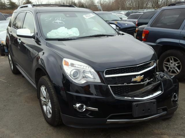 2GNFLGE30D6297708 - 2013 CHEVROLET EQUINOX LT BLACK photo 1