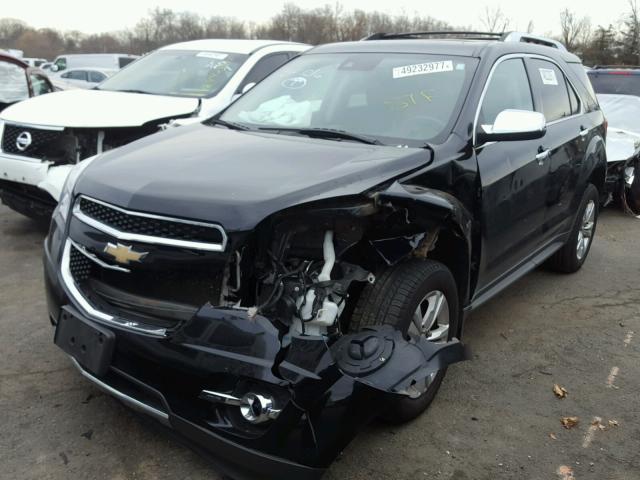 2GNFLGE30D6297708 - 2013 CHEVROLET EQUINOX LT BLACK photo 2