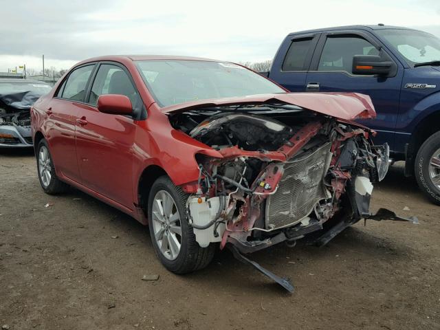 2T1BU40E69C003262 - 2009 TOYOTA COROLLA BA RED photo 1