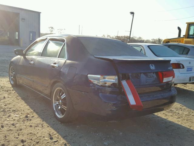 JHMCM56603C046732 - 2003 HONDA ACCORD EX BLUE photo 3