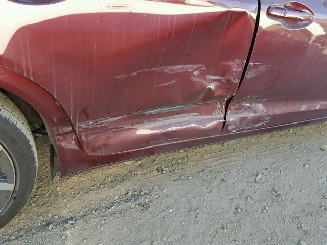 2HGFB2F94FH555464 - 2015 HONDA CIVIC EXL MAROON photo 9
