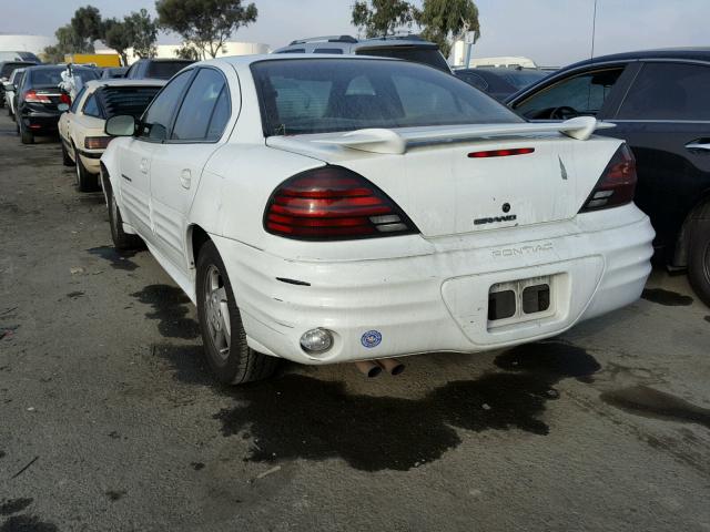 1G2NF52T0YM794953 - 2000 PONTIAC GRAND AM S 白色 照片 3