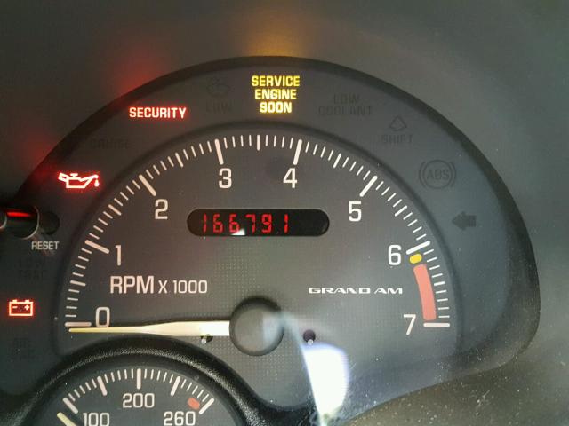 1G2NF52T0YM794953 - 2000 PONTIAC GRAND AM S 白色 照片 8