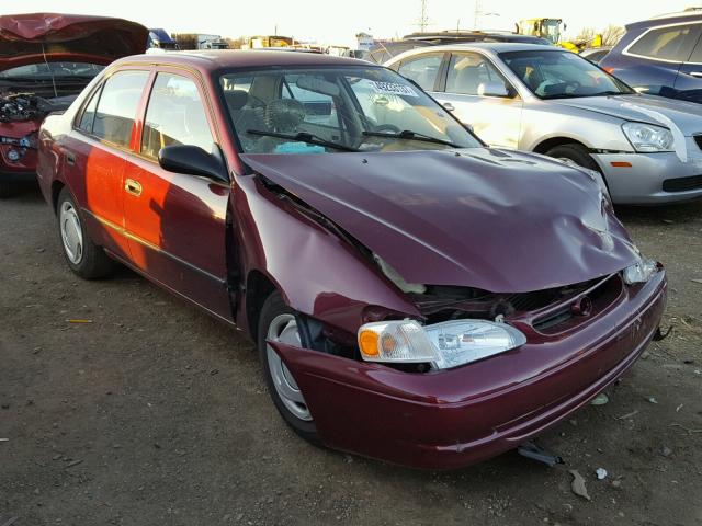 1NXBR12E6WZ012566 - 1998 TOYOTA COROLLA VE BURGUNDY photo 1