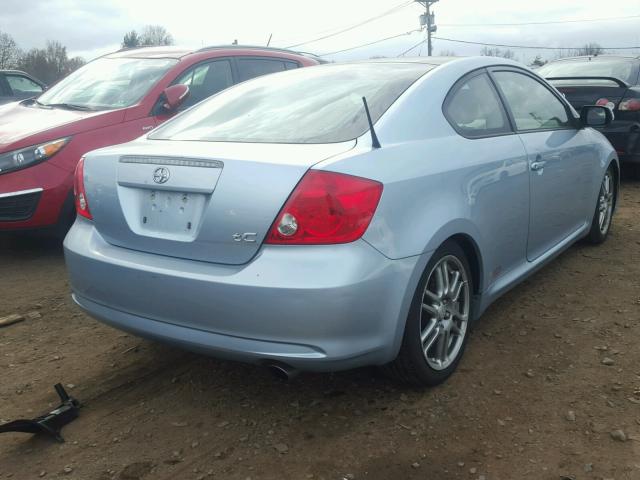 JTKDE177960106332 - 2006 TOYOTA SCION TC BLUE photo 4