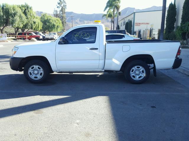 5TENX22N95Z125267 - 2005 TOYOTA TACOMA WHITE photo 9