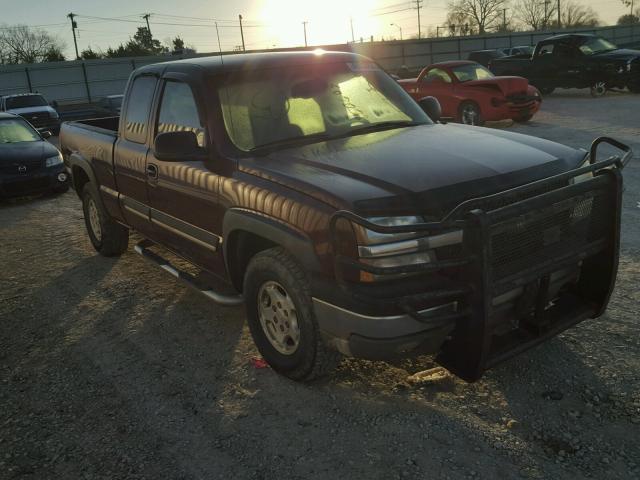 1GCEK19T23E160603 - 2003 CHEVROLET SILVERADO MAROON photo 1