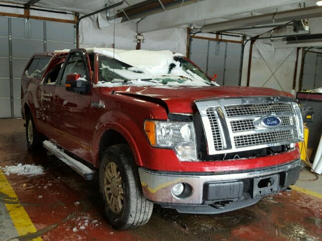 1FTFX1EF8CFB11342 - 2012 FORD F150 SUPER RED photo 1