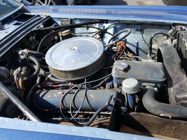 6Y89G450197 - 1966 LINCOLN CONTINITAL BLUE photo 7