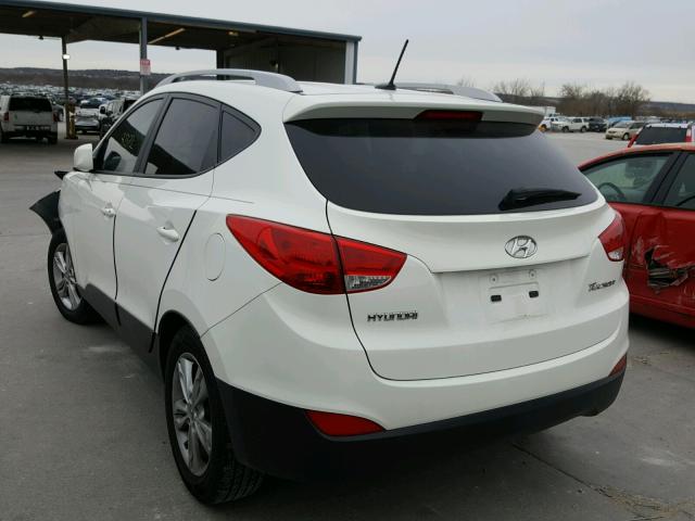 KM8JU3AC0BU229515 - 2011 HYUNDAI TUCSON GLS WHITE photo 3