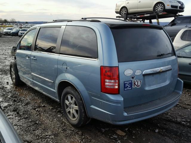 2A4RR5D12AR153204 - 2010 CHRYSLER TOWN & COU BLUE photo 3