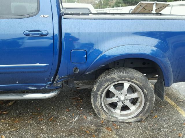 5TBET34166S546995 - 2006 TOYOTA TUNDRA DOU BLUE photo 9