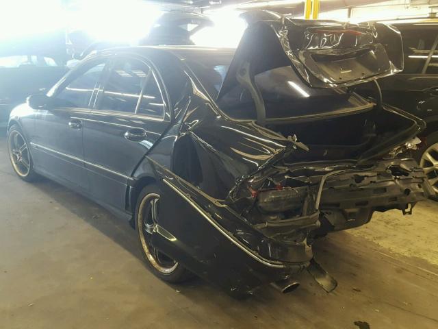 WDBRF52H76F783280 - 2006 MERCEDES-BENZ C GENERATI BLACK photo 3