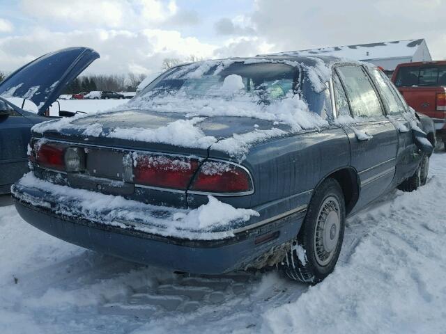 1G4HP52K6VH475859 - 1997 BUICK LESABRE CU BLUE photo 4