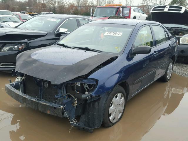 2T1BR32E78C864392 - 2008 TOYOTA COROLLA CE BLUE photo 2