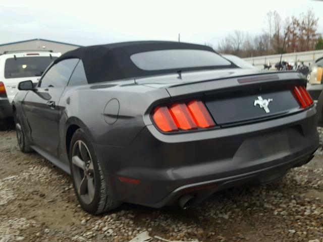 1FATP8EM1F5427322 - 2015 FORD MUSTANG GRAY photo 3
