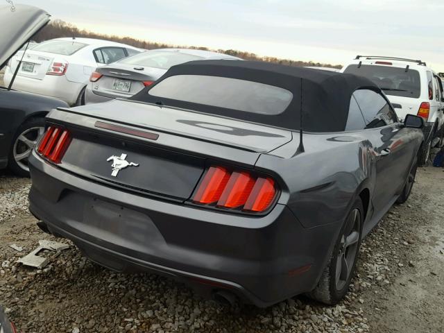 1FATP8EM1F5427322 - 2015 FORD MUSTANG GRAY photo 4