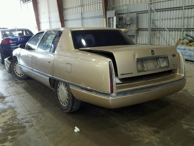 1G6KD52Y1TU286776 - 1996 CADILLAC DEVILLE GOLD photo 3