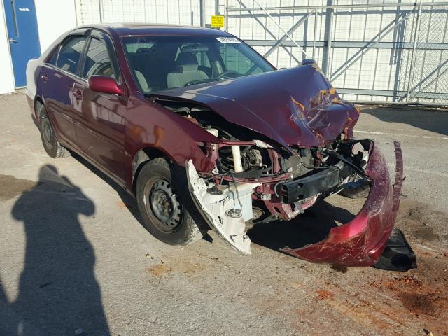 4T1BE32K54U331483 - 2004 TOYOTA CAMRY LE BURGUNDY photo 1