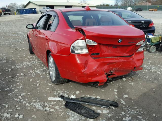 WBAVC93597KX59797 - 2007 BMW 328 XI RED photo 3