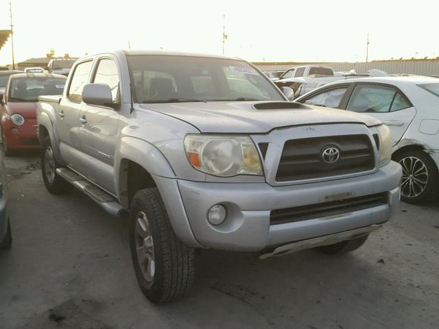 5TELU42N97Z374604 - 2007 TOYOTA TACOMA DOU SILVER photo 1